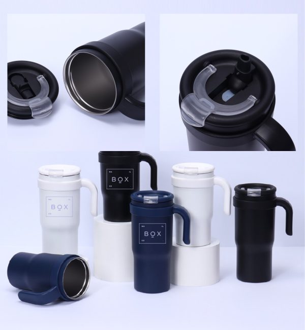 Double Drink Car Cup Stainless Steel