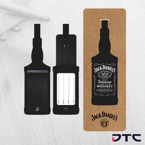 Jack Daniel's custom luggage tag