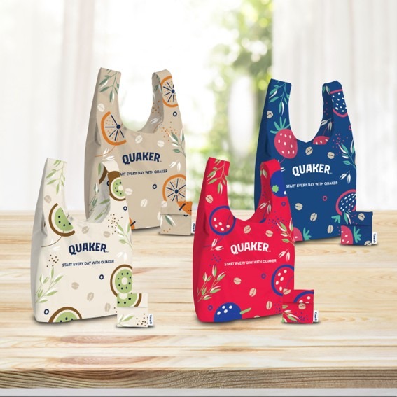 Quaker Oats Foldable Bags