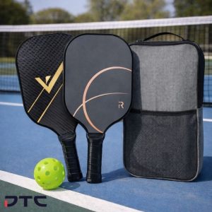 Pickleball Set with 2 paddles, 1 ball, 1 holder
