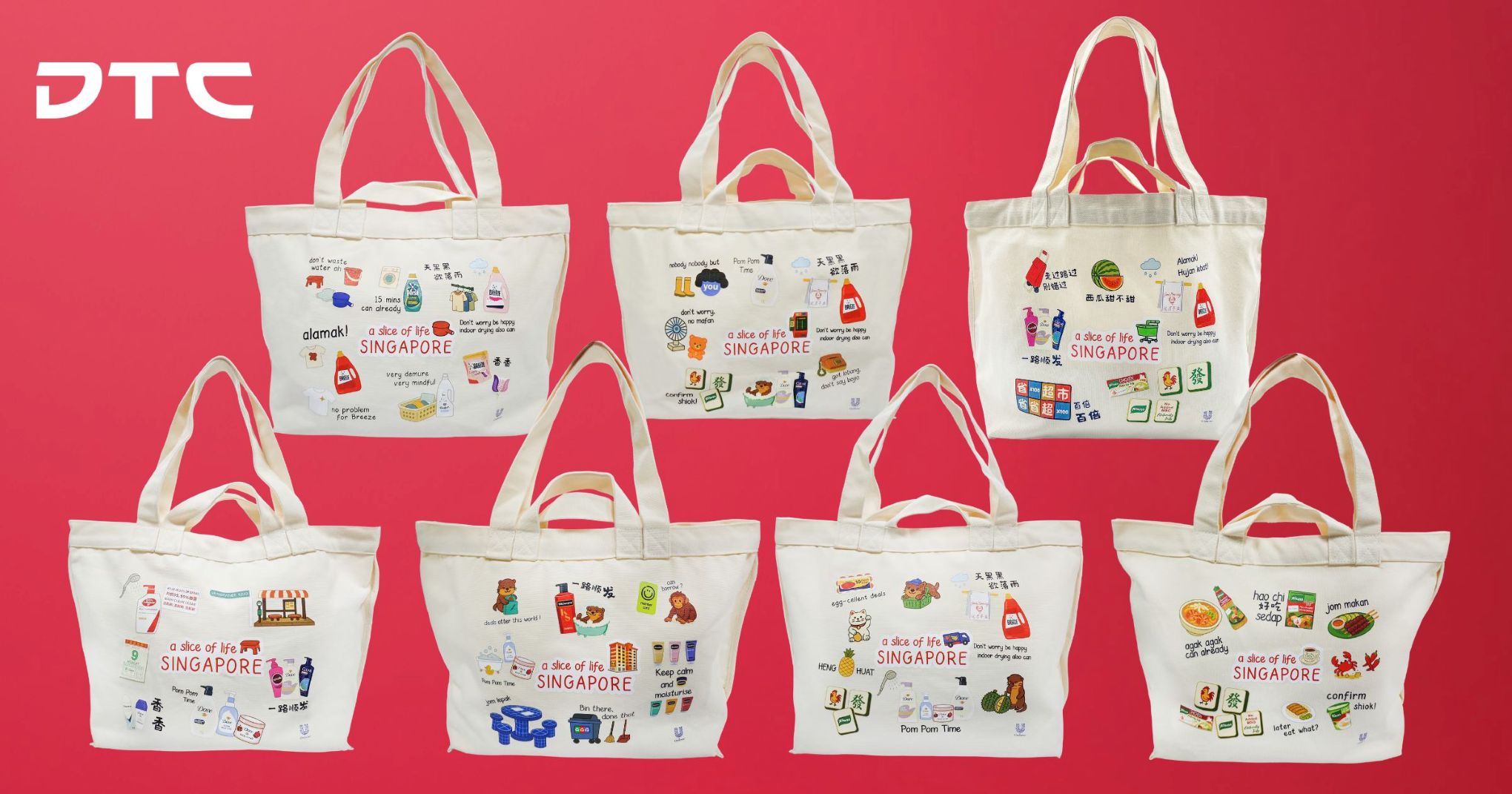 Unilever SG60 Gift With Purchase tote bags promotions