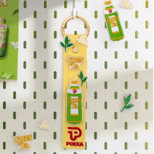 Pokka green tea bag strap