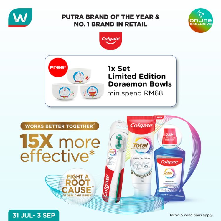 Colgate Doraemon gwp - Watsons Malaysia promotion