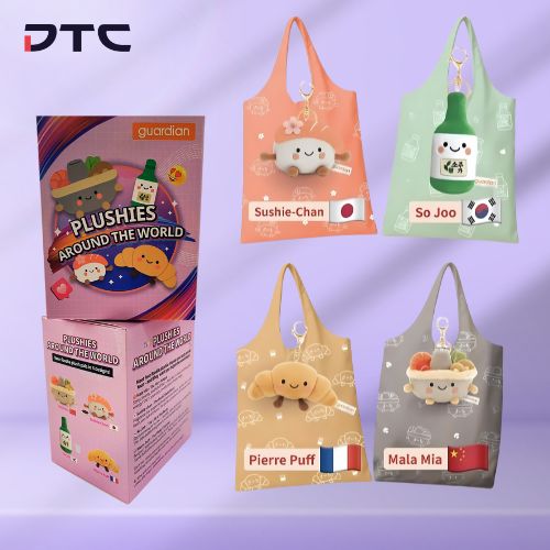 Guardian Plush with Bags - custom gift with purchase Singapore