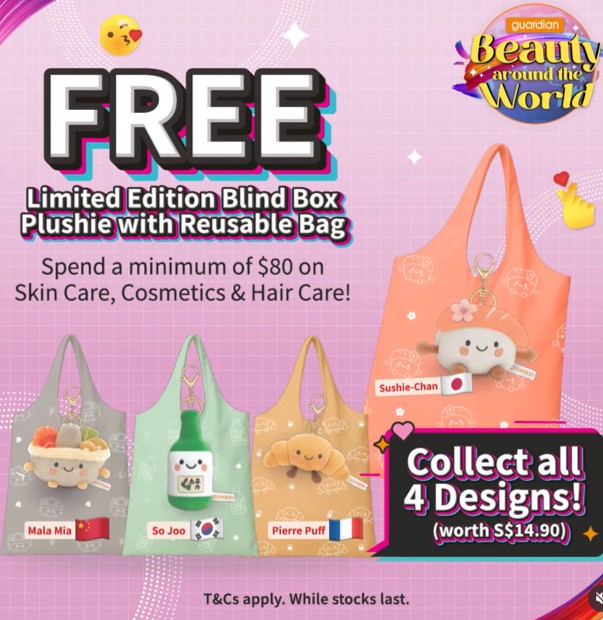 Guardian Plushie with Reusable Bag - Beauty around the world campaign