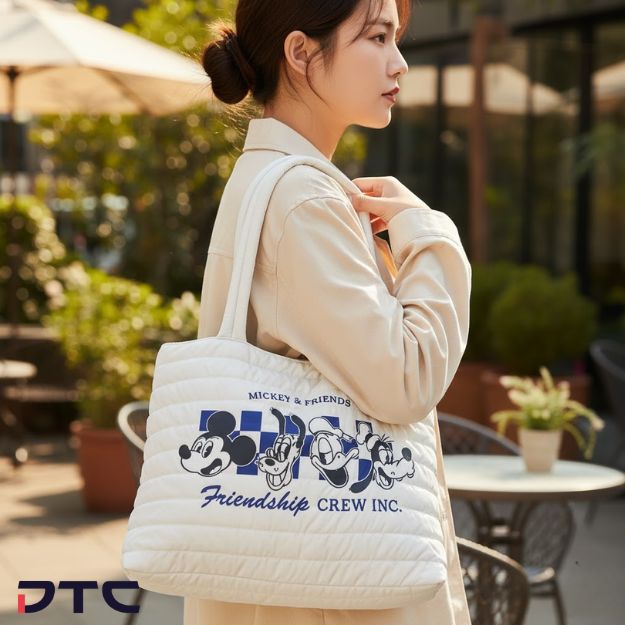 Disney Mickey Puffy Tote Bag_lifestyle