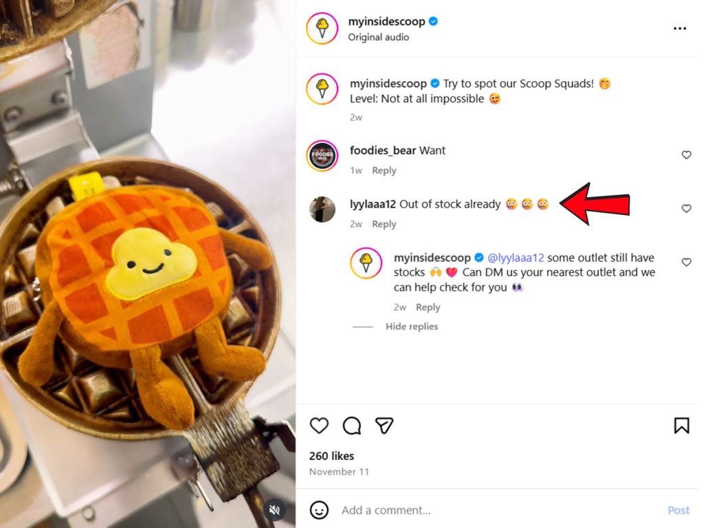Inside Scoop Scoop Squad campaign IG post