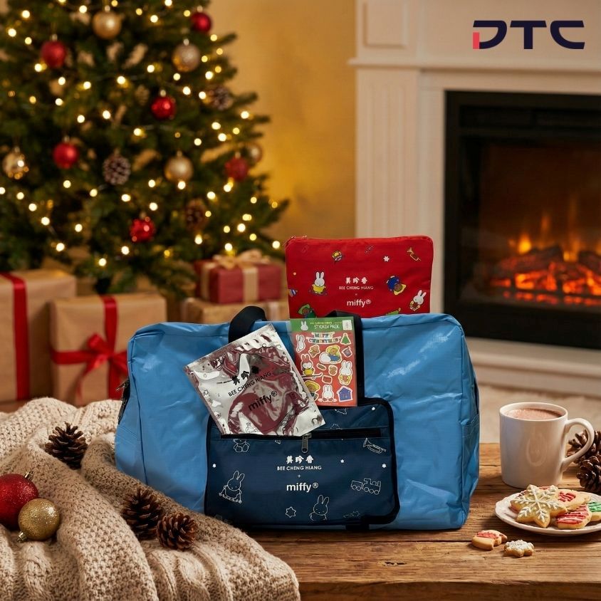 Bee Cheng Hiang x Miffy Christmas gift with purchase merchandise