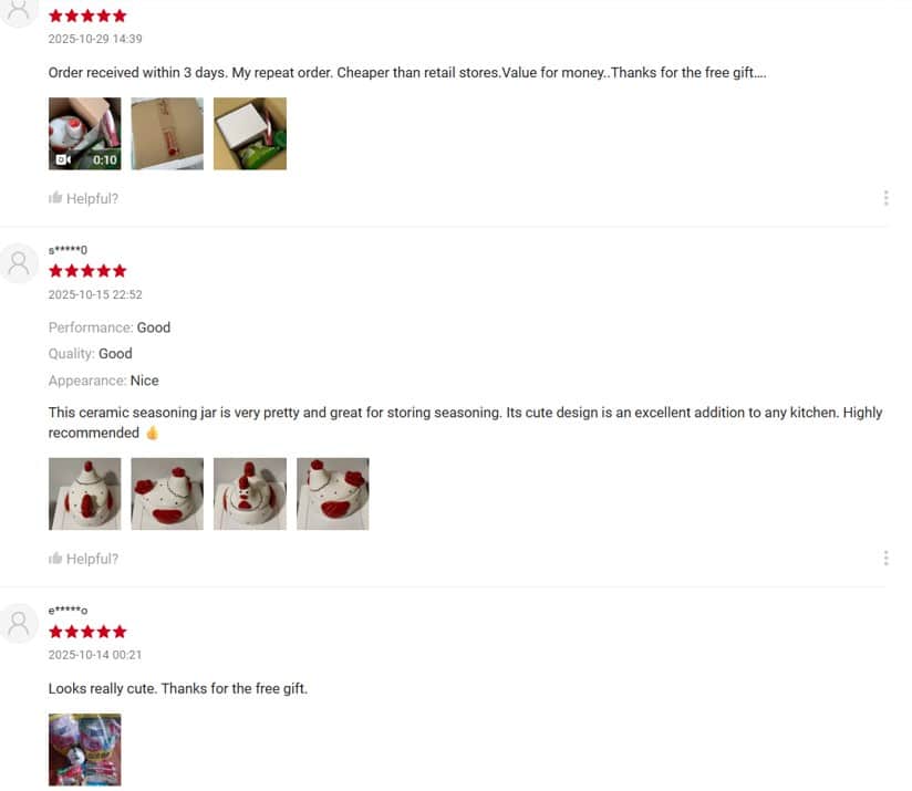 Well-received by shoppers, the Chicken Seasoning Jar GWP earned positive reviews on Shopee’s Unilever Official Store.