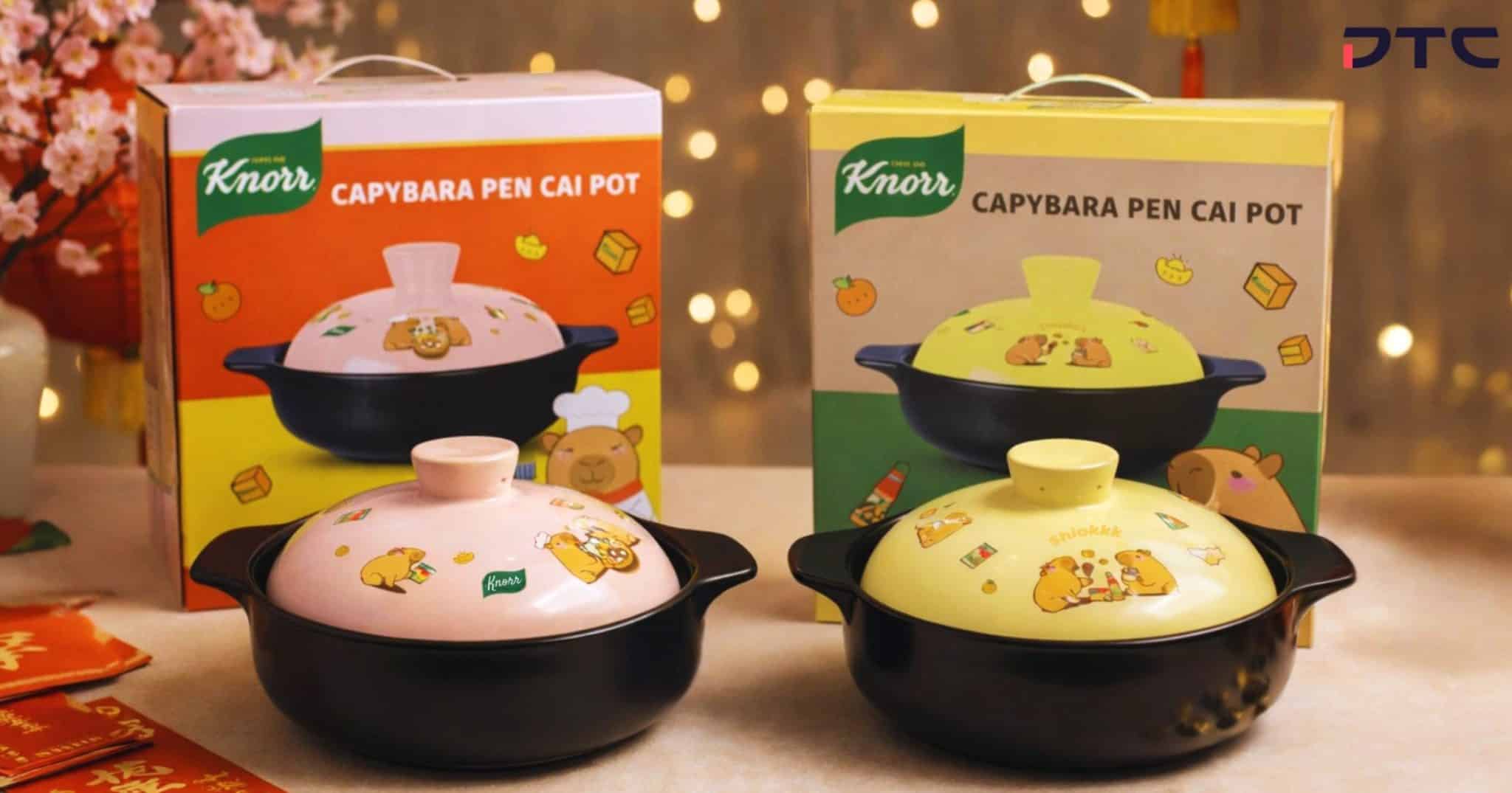 Knorr Capybara Pen Cai Pot gift with purchase merchandise Singapore