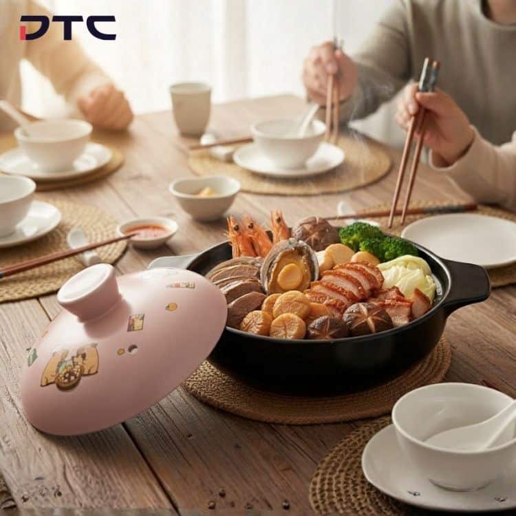 Capybara Pen Cai Pot developed for Knorr’s Lunar New Year gift with purchase promotion in Singapore.