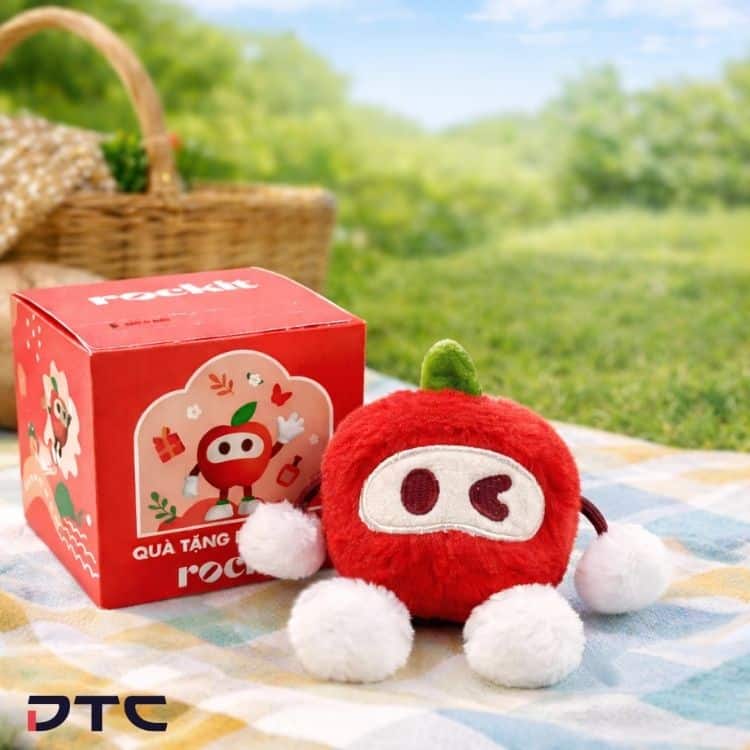 Rocki plush keychain design for Rockit Apple blind box promotion Vietnam