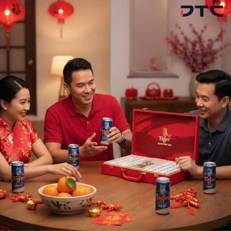 Tiger Beer festive mahjong set for Chinese New Year social play