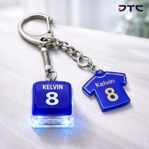 Custom Light-Up Clicker Keychain