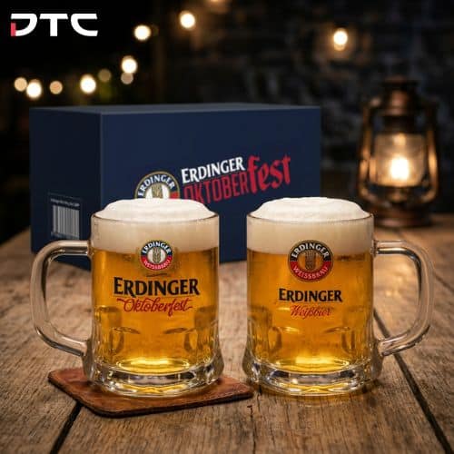 Erdinger mini collectible beer mugs Oktoberfest festival merchandise