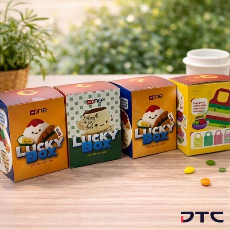 FSMOne event merchandise custom box packaging for plush collection