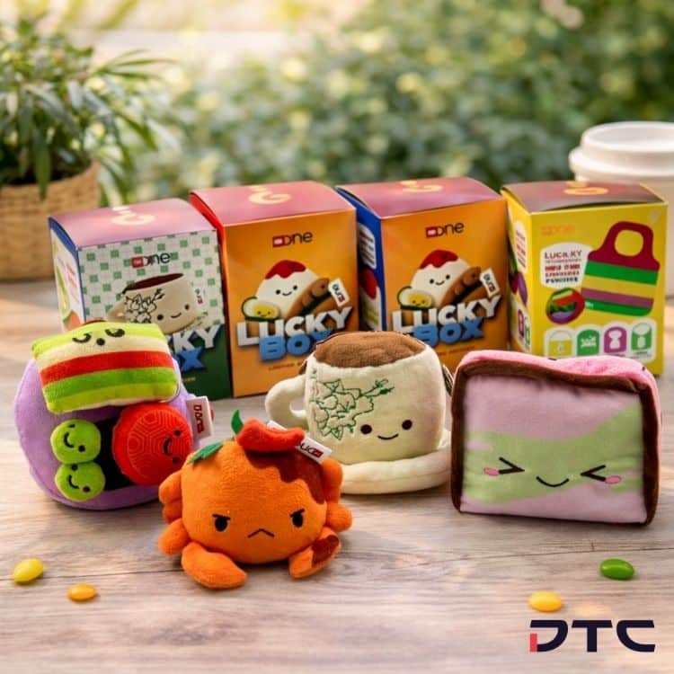 FSMOne custom packaging box for plush and foldable bag event merchandise