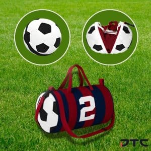 Football Foldable Duffel Bag