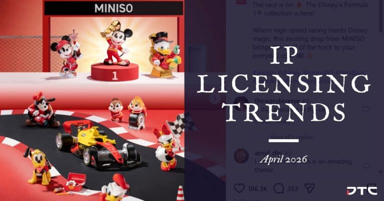 IP Licensing trends-Disney x Formula 1 Miniso blind box collectible figurines for APAC market