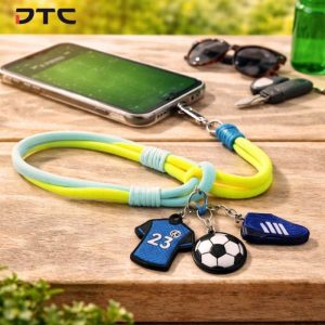 Soccer-themed Phone Wrist Strap