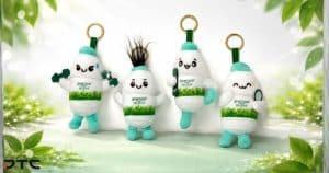 Spritzer Siliqa Squad custom plush character merchandise featuring four collectible plush toys