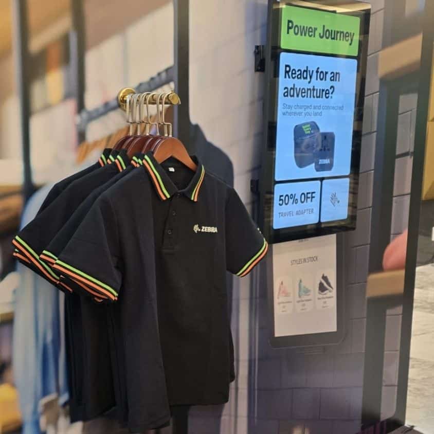 Custom Zebra Technologies event T-shirt for conference merchandise in South Korea