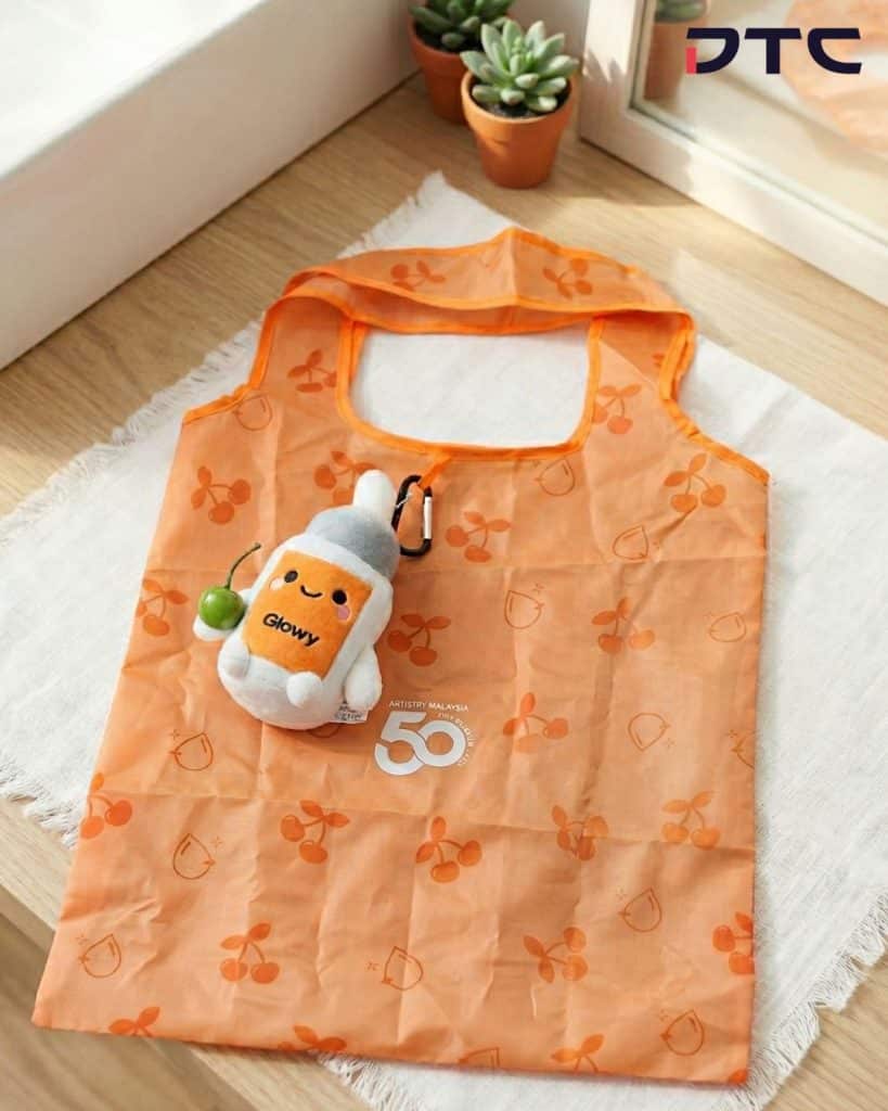 Beauty Buddies plush with foldable bag designed for collectible promotional merchandise