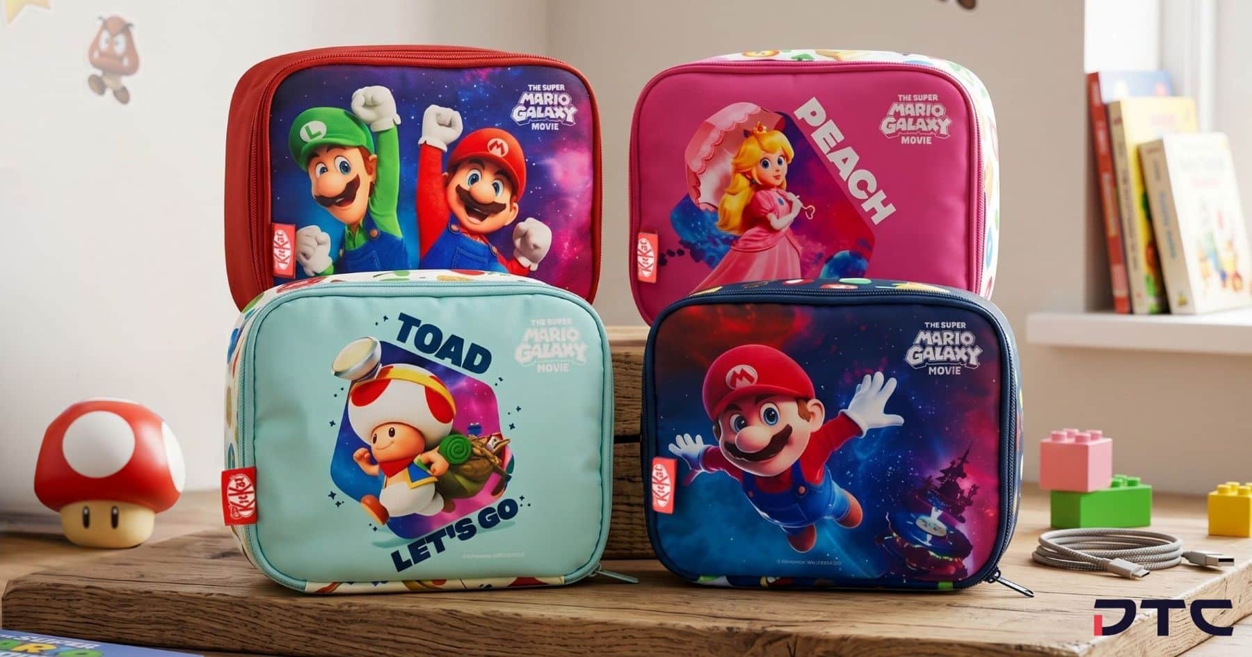 KitKat Super Mario licensed character promotional merchandise collectible pouch series