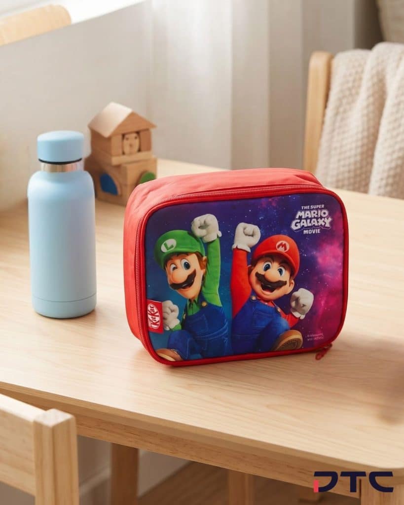 KitKat Super Mario character pouch promotional merchandise design