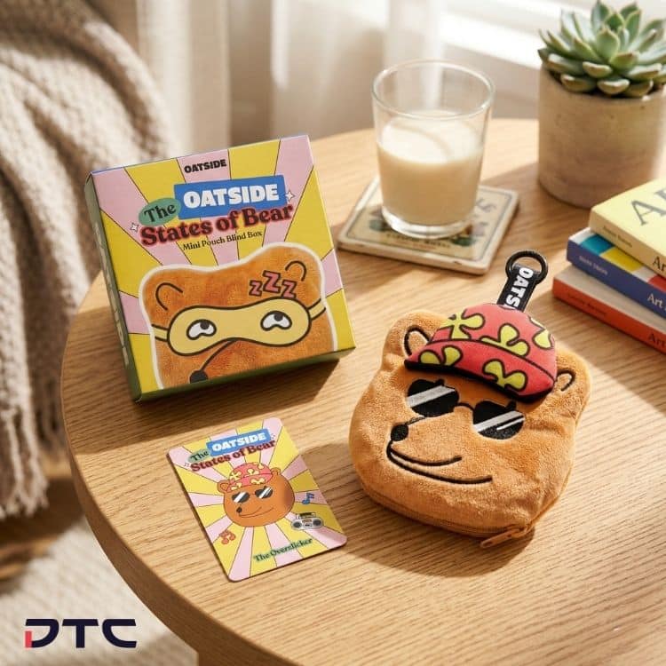 Secret design OATSIDE mini pouch created for collectible blind box promotional merchandise