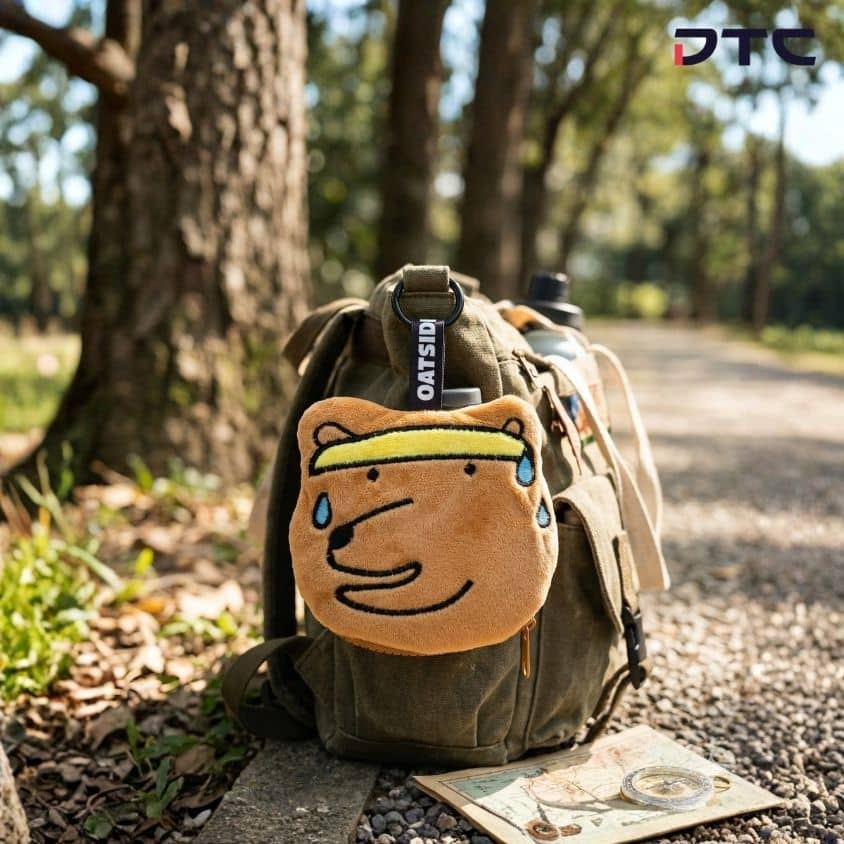 OATSIDE character mini pouch for regional gift with purchase promotional merchandise