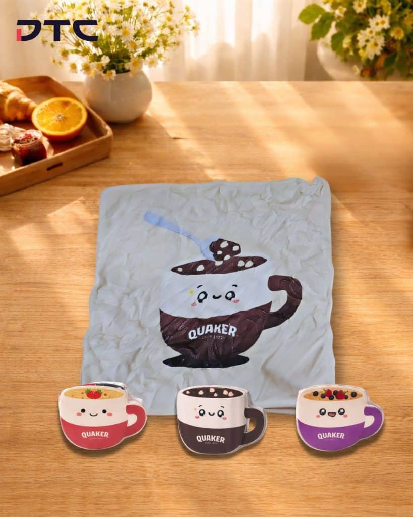 Quaker Oats compressed towel promotional merchandise Malaysia