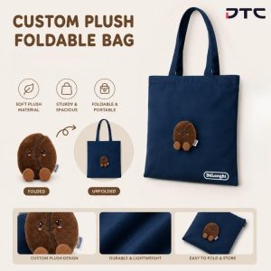 Custom Plush Foldable Bag