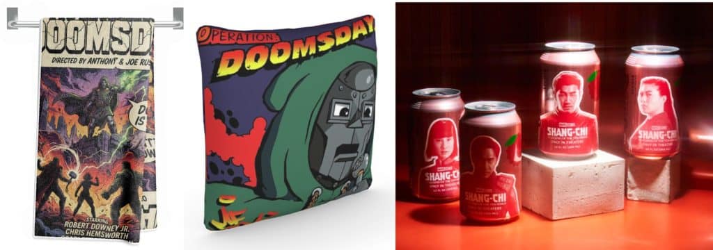 Marvel movie merchandise