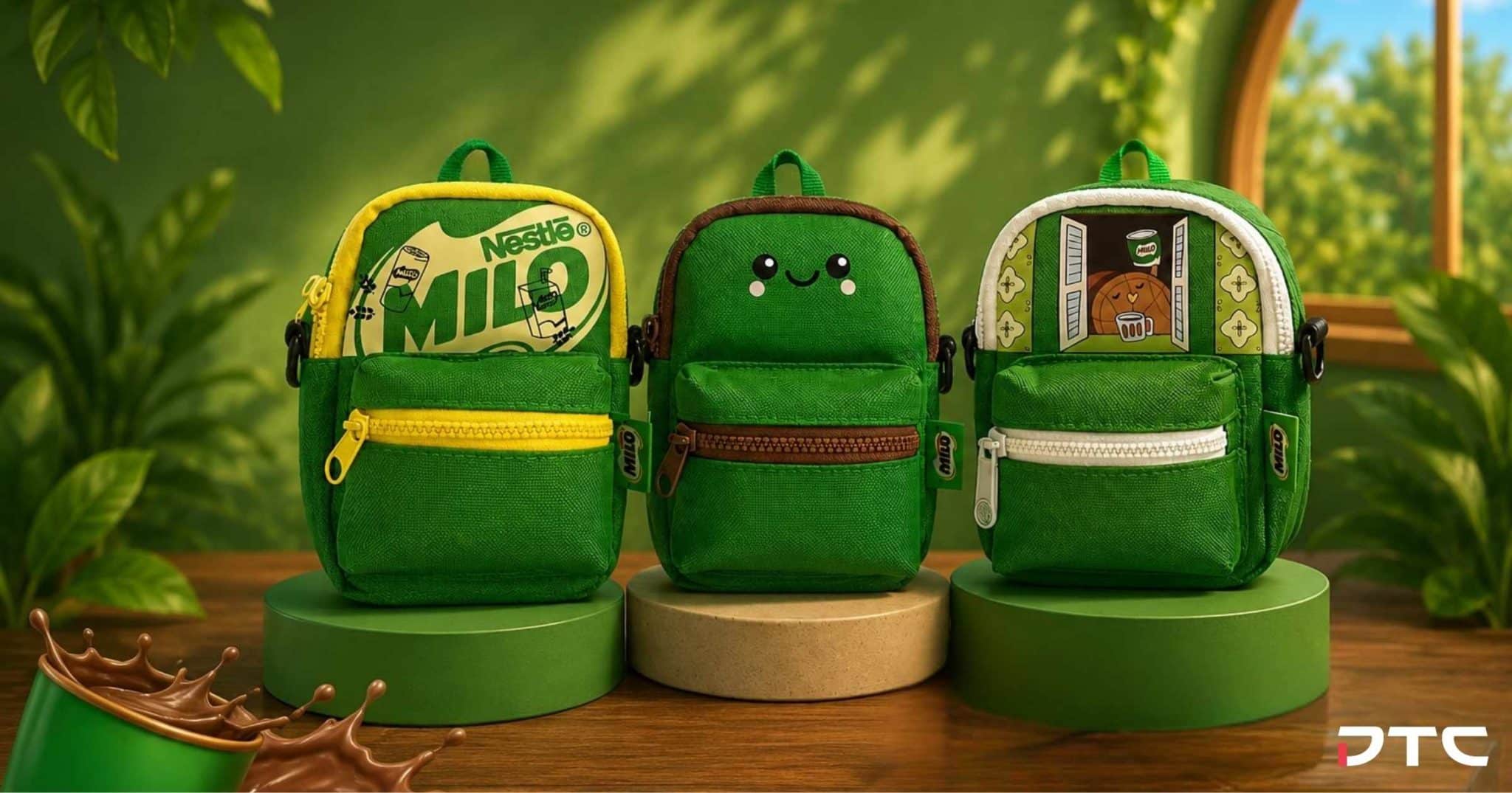 Custom Milo Mini Bag promotional merchandise for Milo on-pack gift with purchase campaigns
