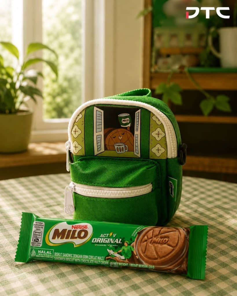 Milo Mini Bag design from Milo Biscuit Hari Raya gift with purchase campaign in Malaysia