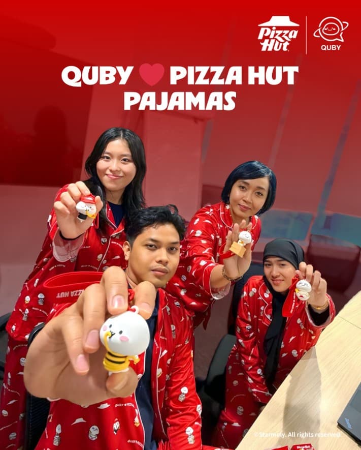 Pizza Hut x Quby pyjamas