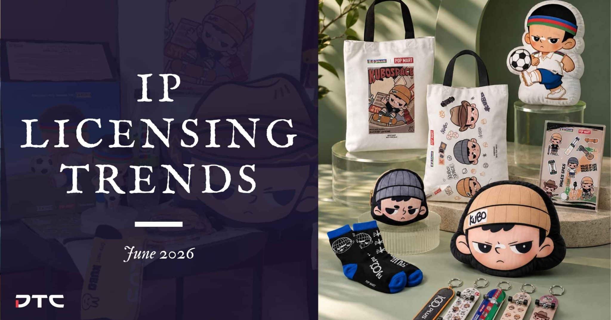 100Plus x PopMart KUBO merchandise - DTC World - IP Licensing Trends