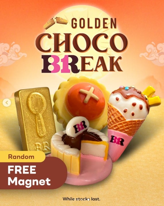 Baskin Robbins CNY magnets campaign