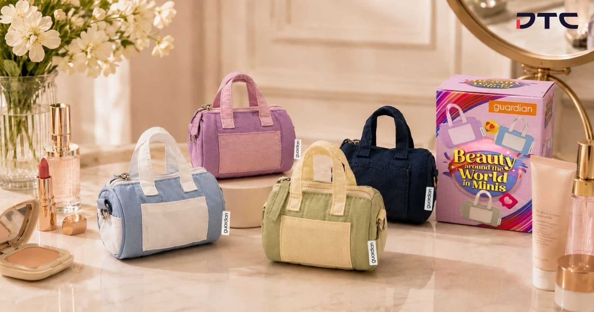 Guardian "Beauty Around the World" custom mini beauty bag gift with purchase by DTC World