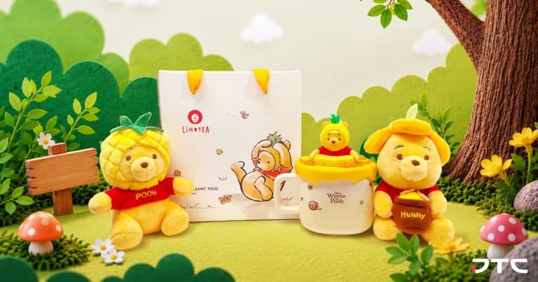 Licensed Disney Winnie the Pooh merchandise produced for LiHO Singapore's Hunny-Licious purchase-with-purchase collection