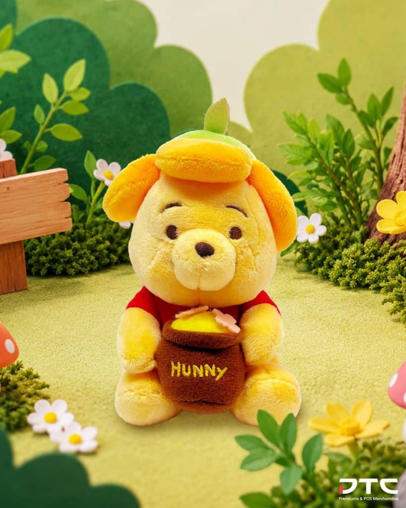 LiHO × Winnie the Pooh Osmanthus Pooh plush keychain