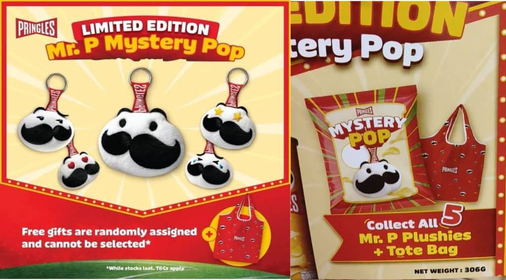 Pringles plushie gift-with-purchase campaign