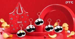 Pringles plushie keychain blind bag collection with mini foldable tote bags, a five-market gift-with-purchase campaign