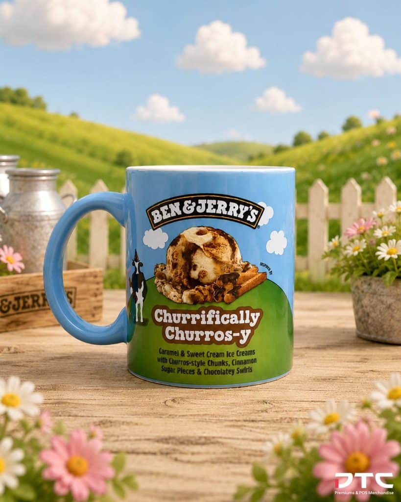 Ben & Jerry's custom pint holder mug designs for Singapore shoppers