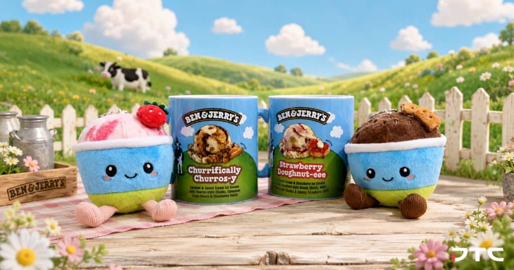 Collectible Ben & Jerry's gift with purchase merchandise made by DTC World
