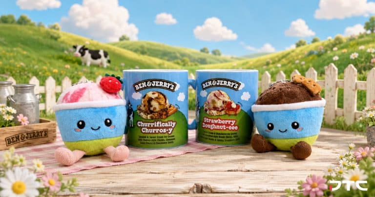 Collectible Ben & Jerry's gift with purchase merchandise made by DTC World