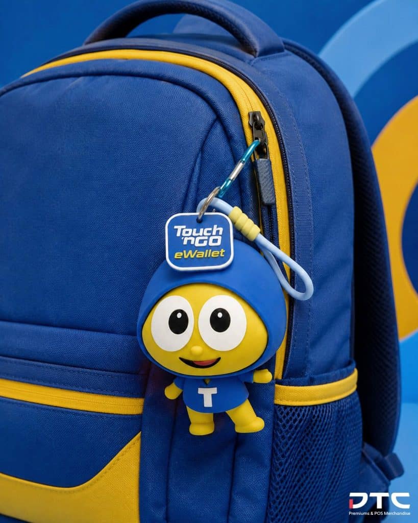 Touch 'n Go eWallet silicone plush created for a Malaysia event activation