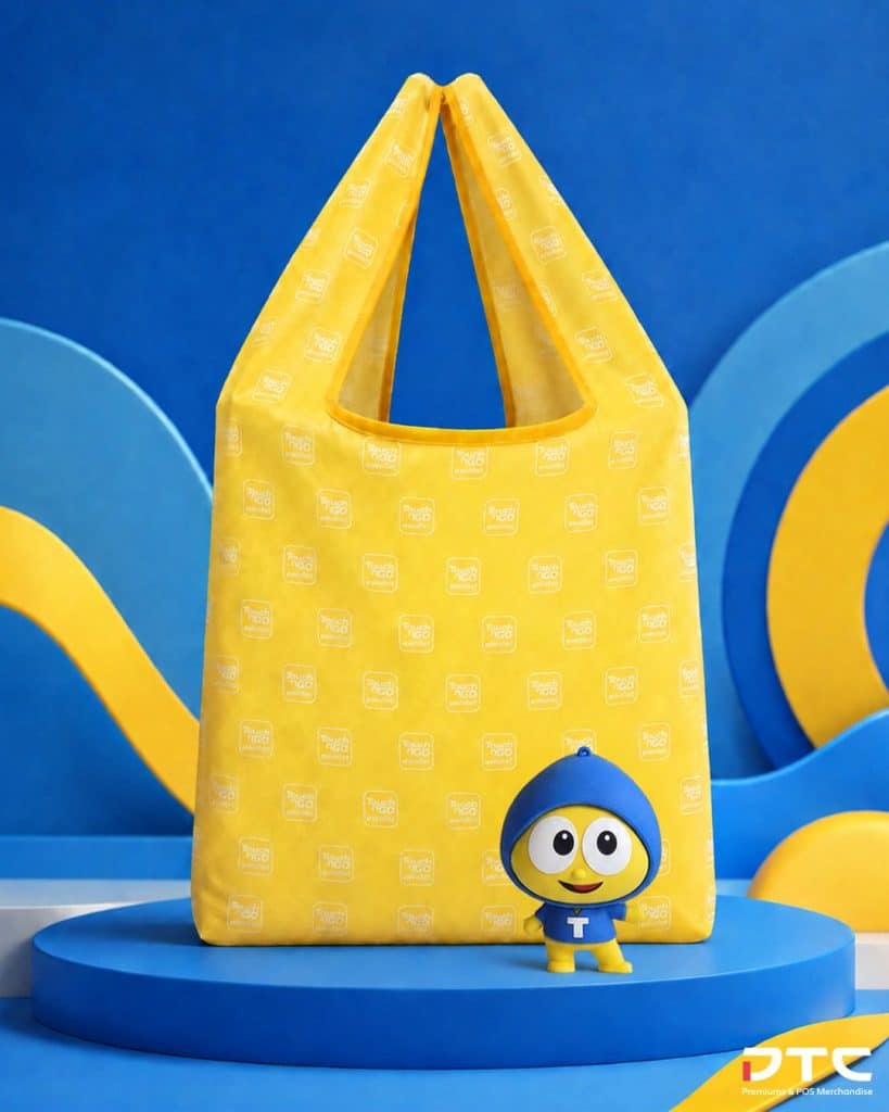 Touch 'n Go eWallet silicone plush and foldable bag merchandise