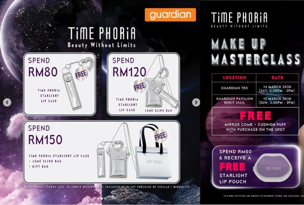 TimePhoria retail and pop-up redemption gifts